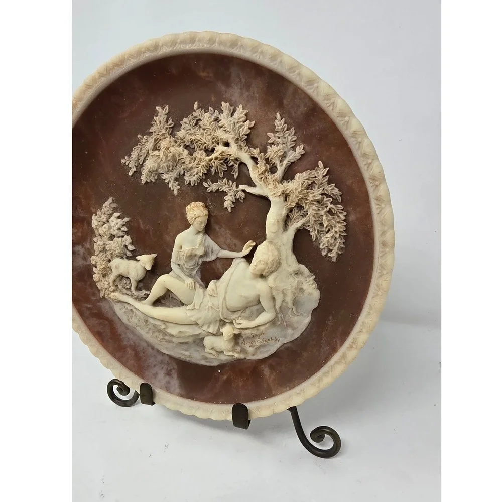 Vtg incolay plate 